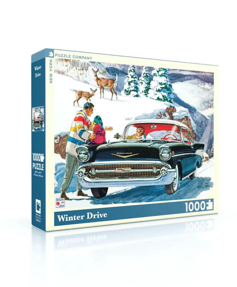 Winter Drive: 1000 Piece Puzzle