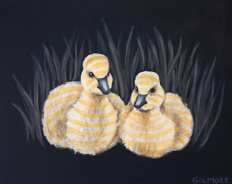 Golden Striped Goslings