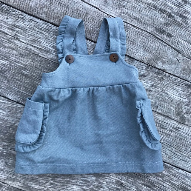 Dress Overall with Ruffle Straps