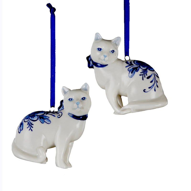 Blue Cat Ornament