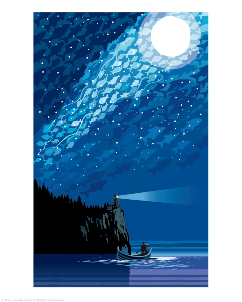 Lake Superior Starry Night
