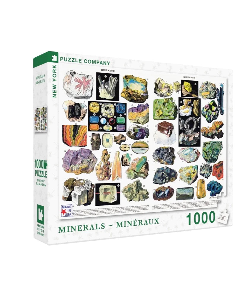 Minerals & Gems: 1000 Piece Puzzle