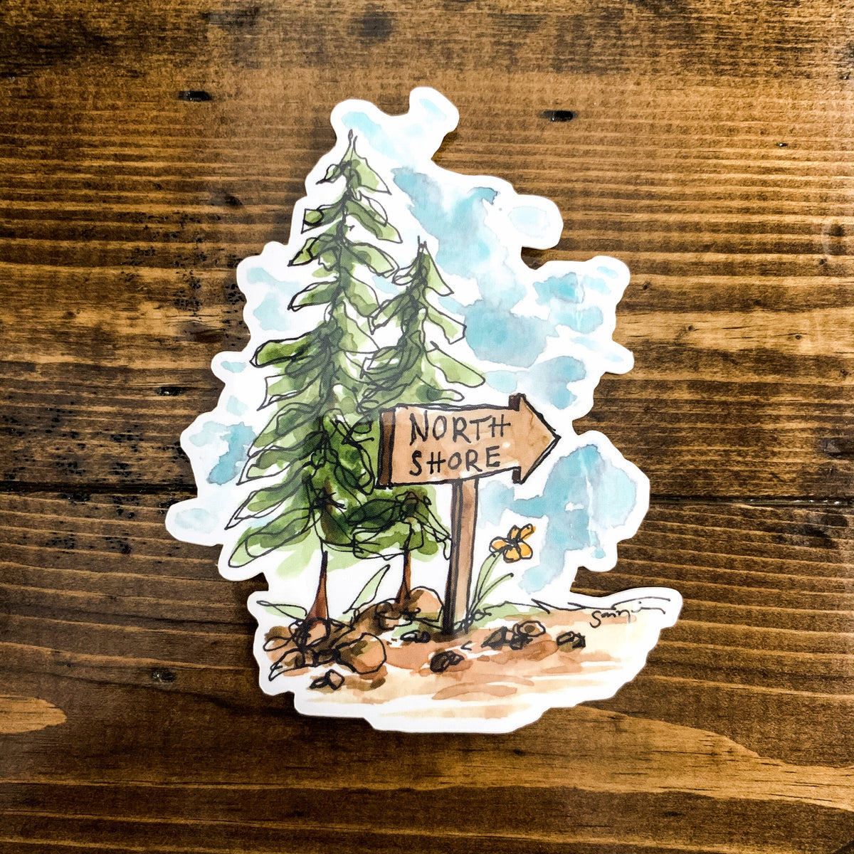 North Shore Stickers by SJ Nielsen
