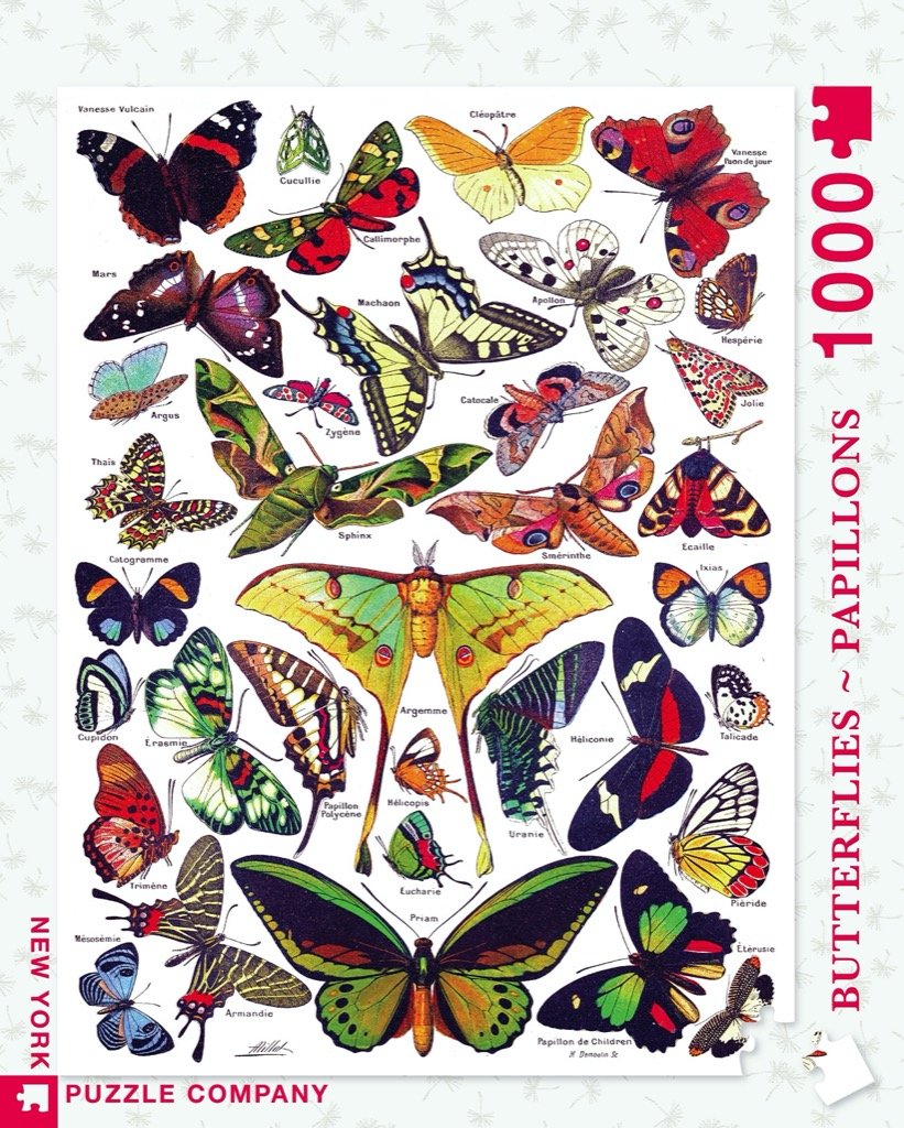 Butterflies ~ Papillons: 1000 Piece Puzzle