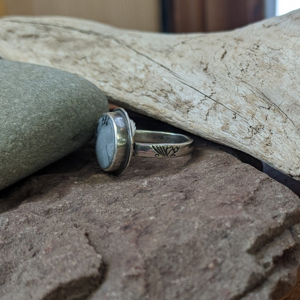 AS 4 Maligano Jasper Ring - Size 8