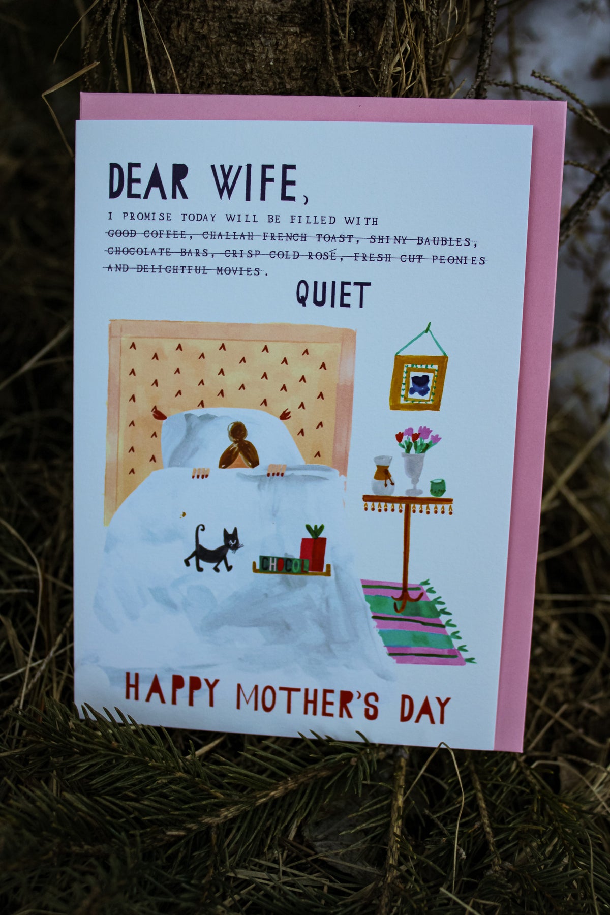QUIET Mother’s Day Card