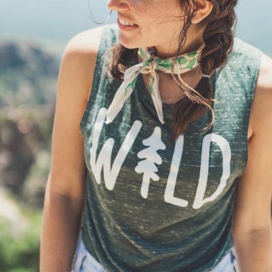 Wild Pine Muscle Tank | Forest