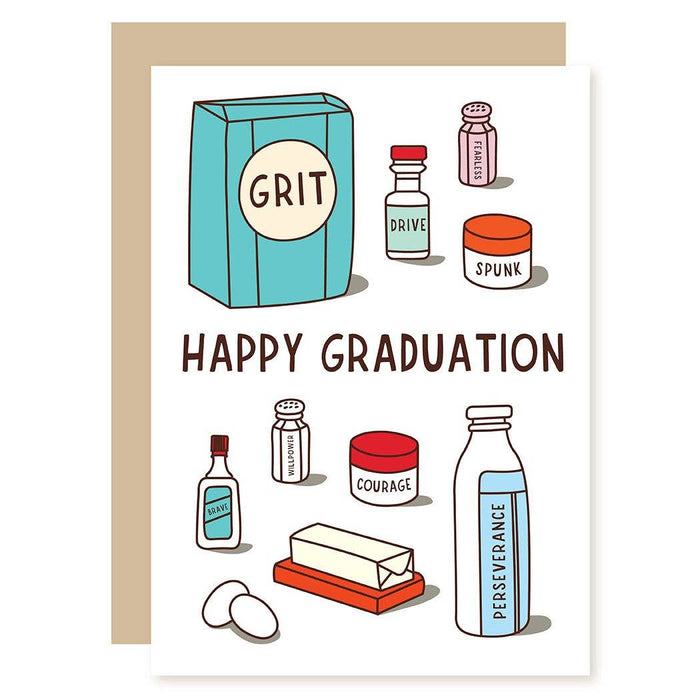 Ingredients Graduation Card