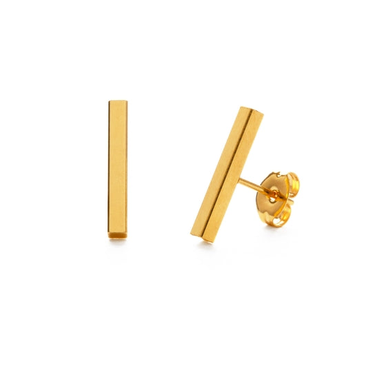 Gold Bar Studs