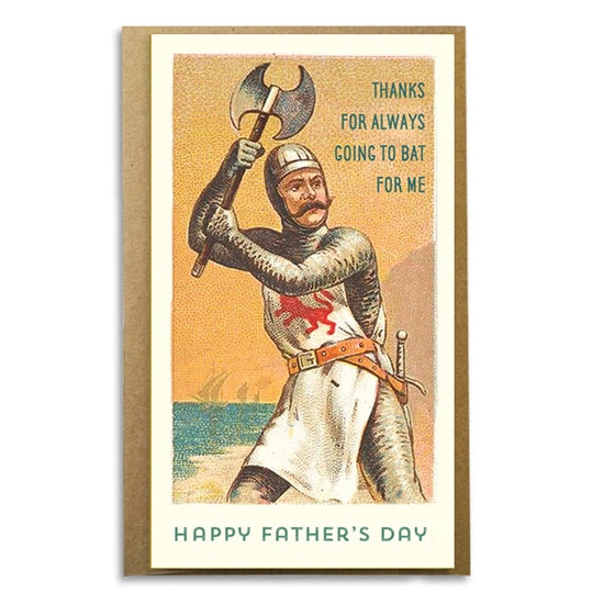 Going To Bat - Father's Day Card