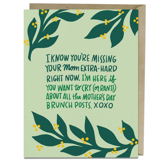 Missing Your Mom Mother’s Day Card