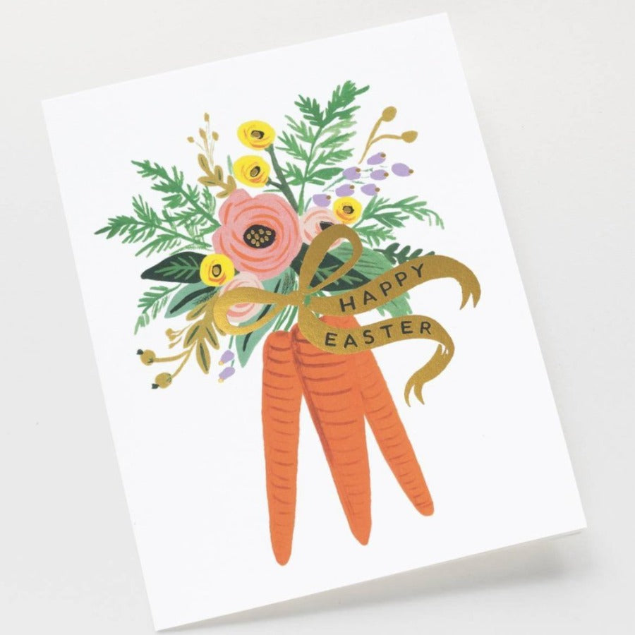 Carrot Bouquet Easter Card