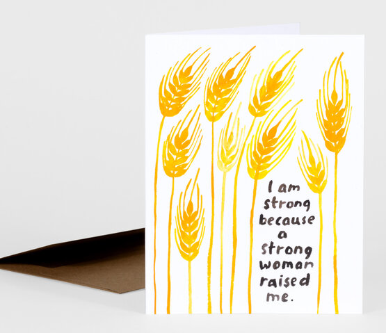 I Am Strong Mother’s Day Card
